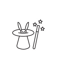 magic icon, vector best line icon.