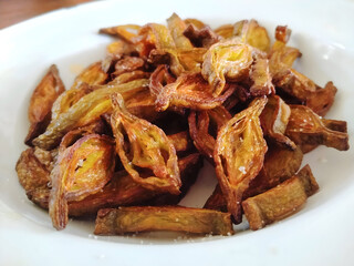 Fried Peka Pods, a nutritious food in northern Thailand