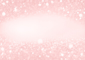 綺麗なクリスマスのピンク色のキラキラ背景テクスチャー