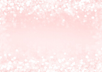 綺麗なクリスマスのピンク色のキラキラ背景テクスチャー