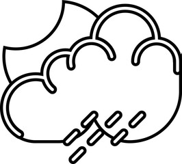 Weather Icon for User Interface and Button Icon
