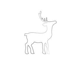 deer silhouette vector free vector design elements