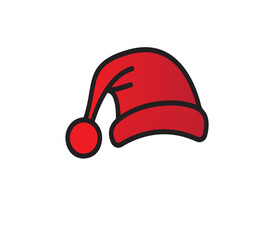 hat christmas free vector design elements