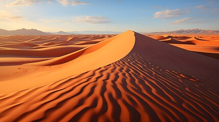 Fototapeta na wymiar Panorama of sand dunes in the Namib Desert, Namibia