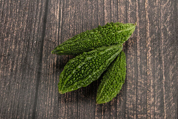 Green raw bitter lemon vegetables