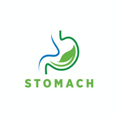 Vector stomach care logo vector design template creative stomach symbol