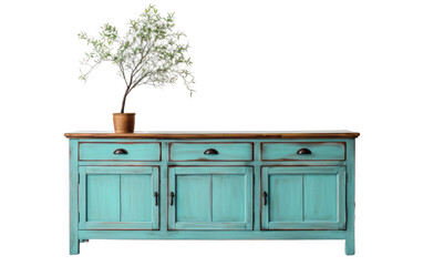 Plant Is On a sideboard Isolated On Transparent Background PNG.