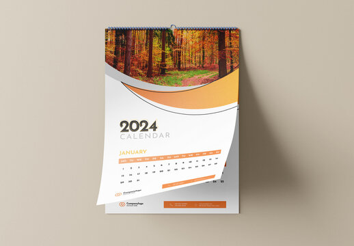 2024 Wall Calendar Template