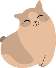 Humble cat illustration