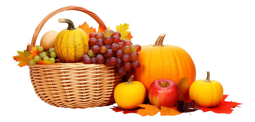 Fototapeta na wymiar autumn still life with fruits