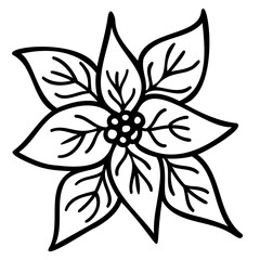 Christmas botanical decoration