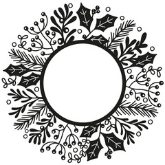 Christmas botanical decoration