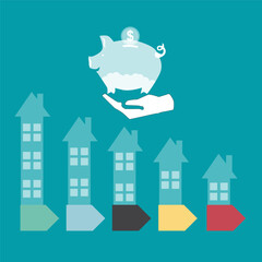 Investment asset allocation and balancing concept Businessman investors make pie charts to balance their portfolios to suit risk and return.