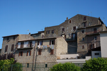 Fototapeta na wymiar Gradoli, historic town in Viterbo province, Italy