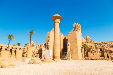 Ancient temple complex of Karnak.