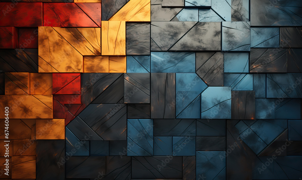 Poster abstract stone texture background in colorful color.