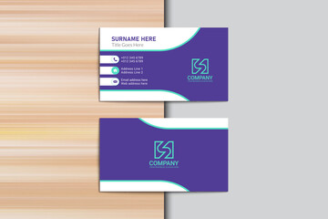 Modern business card for your brand