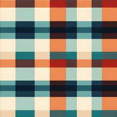 Gingham check plaid pattern for tablecloth, gift paper, napkin, blanket, scarf. Seamless tartan check background for modern spring summer fashion textile print.