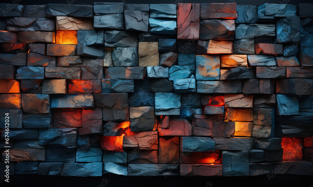 Poster abstract texture background with creative color image.