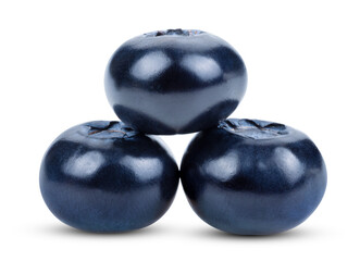 blueberry isolated on white background.