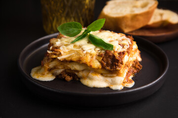 Bolognese tomato sauce traditional lasagna food