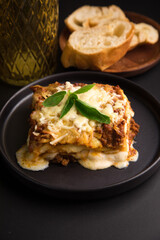 Bolognese tomato sauce traditional lasagna food