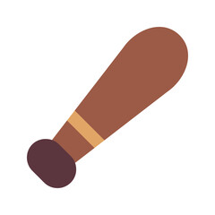 baseball bat flat icon