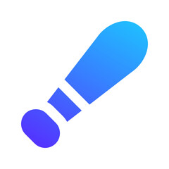 baseball bat gradient fill icon