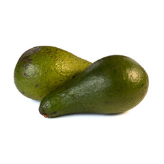 Avocado isolated on white background.