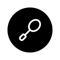 racket line circular icon