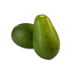 Avocado isolated on white background.