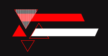 Cool modern designed lower third illustration in high-resolution. Cool simple colored lower third animation in high resolution. Lower Third for a title, TV news, and news channels.