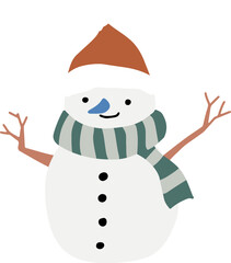 Collection of Christmas cartoons isolated on a white background. Little Santa with gifts and holiday decorations; cute card. Super cute cartoon character, illustration, hand drawn, vector