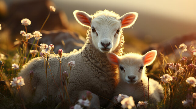 cute little lambe