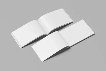 Fotobehang Donkergrijs Catalog A4 landscape Mockup  © afifuddin