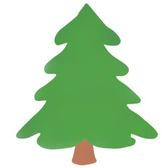 green christmas tree