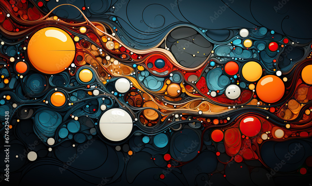 Poster abstract texture background with creative color image.