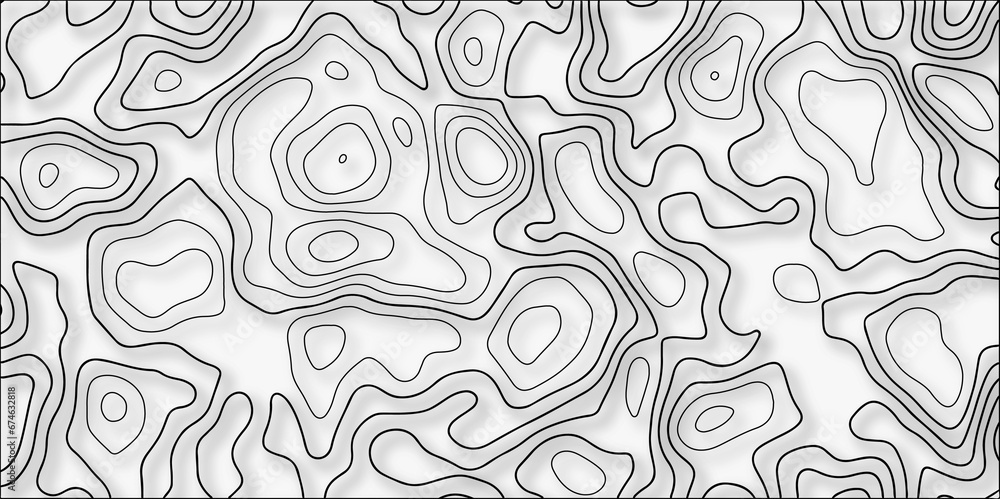 Poster contour map background. vector geography scheme and terrain. topography grid map. stylized topograph