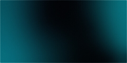  Ombre gradient. dark Blue atoll color. Noise grain rough grungy. Matte shimmer metallic. Black dark, light jade petrol dark blue. Pastel luxury blue gradient foil shimmer background - obrazy, fototapety, plakaty