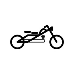 Simple and attractive motorbike vector