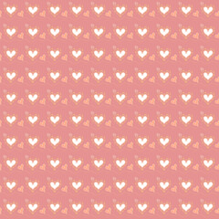 Heart pattern, cute, Valentine's Day