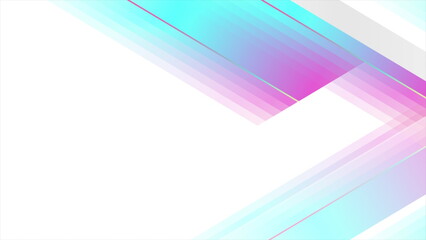 Holographic glossy stripes geometric abstract tech background