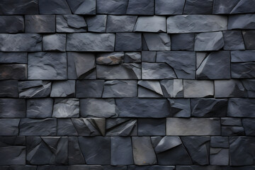 Slate Stone Tile Texture, Generative AI