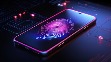 Cybersecurity of personal data safety smartphone