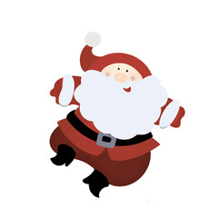 cartoon santa claus