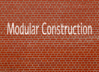 Fototapeta na wymiar Modular Construction: Building structures using prefabricated modules assembled on-si