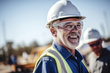 Engineers and Architects Collaborating at a Construction Site