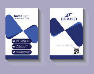 new business card and visiting card design template 