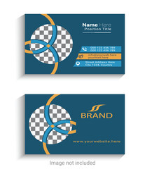new business card and visiting card design template 