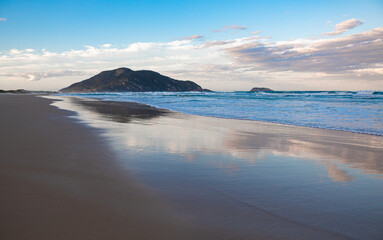 sunrise over the sea Santinho Florianópolis Santa Catarina Brazil